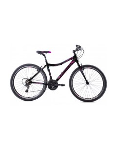 Велосипед MTB ATTACK LADY 26 3 X 6 ALU 19 черный розовый 2024 год Capriolo