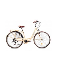 Велосипед CITY DIANA STEEL 28 1 X 6 STEEL 18 бежевый коричневый Capriolo