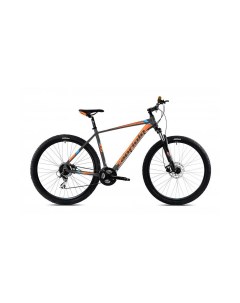 Велосипед MTB LEVEL 9 2 29 3 X 8 ALU 21 серый мат оранжевый синий 2024 Capriolo