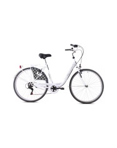 Велосипед CITY DIANA STEEL 28 1 X 6 STEEL 18 белый 2024 Capriolo