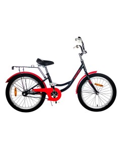 Велосипед подростковый M 210 20 рама 11 2024 года черно красный Acid