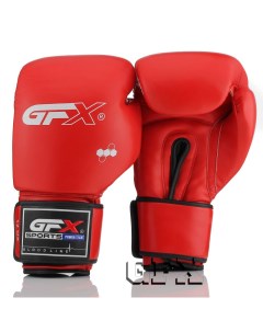Перчатки боксерские power tech красные 12 унций Gfx