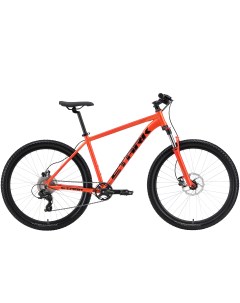 Велосипед Hunter 27 2 HD 2024 16 рыжий металлик черный Stark