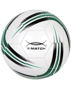 Футбольный мяч 56438 5 green white X-match