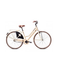 Велосипед CITY AMSTERDAM LADY 28 1 X 3 STEEL 18 кремовый Capriolo