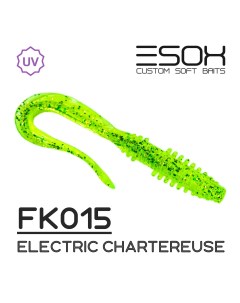 Силиконовая приманка Fast Wag 76 мм цвет FK015 Electric Chartreuse 7 шт Esox