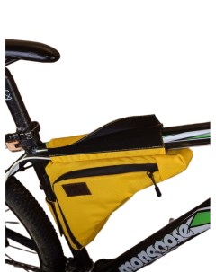 Сумка под раму велосипеда New York размер L арт 6531 хар желтый РБ Tim sport