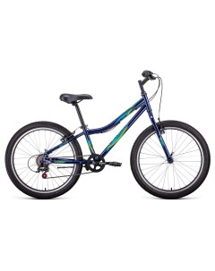 Подростковый велосипед Iris 24 1 0 2022 Синий Зеленый 24 Forward