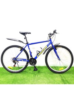 Городской велосипед 277 синий колеса 27 5 скоростей 18 рост 160 190 Cruzer