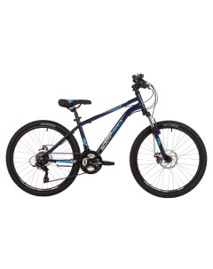 Подростковый велосипед Action 24 Disc год 2023 цвет Синий ростовка 14 Novatrack