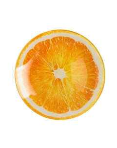 Тарелка пирожковая Сочный апельсин d 18 см цвет оранжевый Доляна