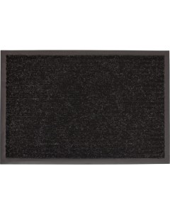 Коврик придверный 80x120 влаговпитывающий Floor mat Стандарт 450гр 1 15мм черный Kovroff