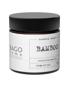 Свеча ароматическая в банке Бамбук 88 г Bago home