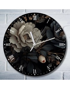 Настенные часы цветы природа 10118 Бруталити