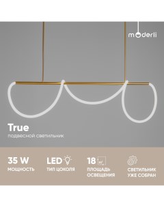 Светильник подвесной светодиодный V10688 PL True Moderli