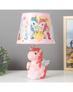 Настольная лампа 16556 1 E14 40Вт розовый Risalux
