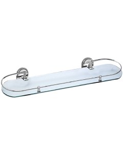 Полка для ванной комнаты серия 19 L1907 1 стеклянная хром Ledeme