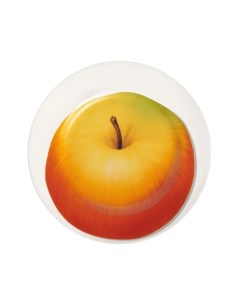 Тарелка десертная 21 5 см Apple Freedom оранжевая Taitu