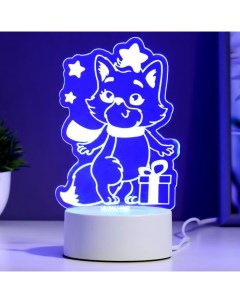 Светильник Кот с подарком LED RGB от сети Nobrand