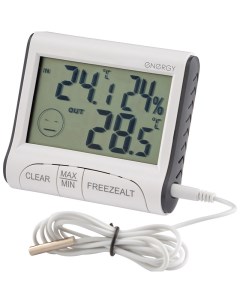 Термометр гигрометр 107310 цифровой с выносным датчиком Energy