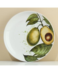 Тарелка Авокадо 22 5 см Dolce ceramo