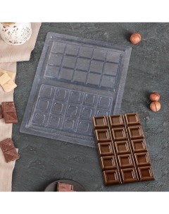 Форма для шоколада 26 5x21 см Плитка шоколада Доляна