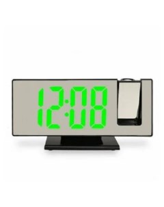 Часы проекционные LED MIRROR CLOCK DS 3618LP будильник светодиодные электронные настольные Nobrand