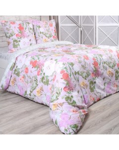 Комплект постельного белья Melissa полутораспальный бязь розовый Мона лиза