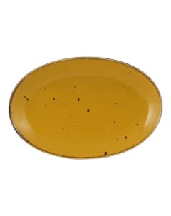 Блюдо сервировочное Alumina 31 см желтое Porcelana bogucice