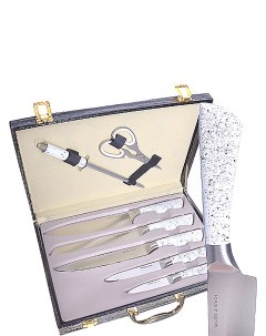 Набор ножей в чемодане из нержавеющей стали 8 предметов Mayer&boch