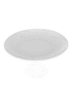 Тарелка десертная Joyce с рельефным узором 20 5 см белая Tudor england