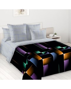 Комплект постельного белья Впечатление семейный поплин черный Текс-дизайн