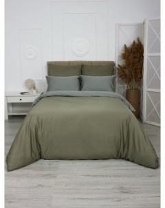 Комплект постельного белья 1 5 спальный Luxury SAGE наволочки 70х70 Мона лиза