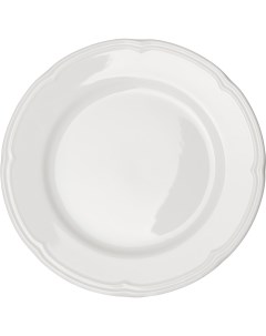 Тарелка Увертюра мелкая 160х160х15мм фарфор белый Tognana
