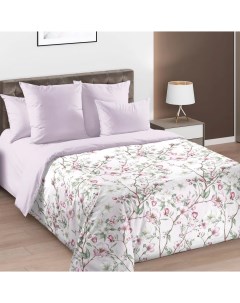 Комплект постельного белья Дивное лето евро перкаль розовый Текс-дизайн