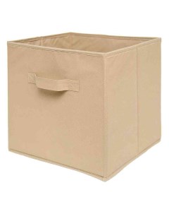 Короб куб для хранения Uno 30 х 30 х 30 см бежевый Handy home