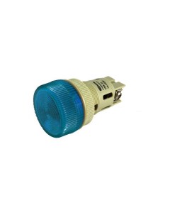 TDM Лампа ENR 22 сигнальная d22мм синий неон 230В цилиндрSQ0702 0042 Tdm еlectric