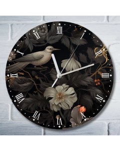 Настенные часы цветы природа 10116 Бруталити