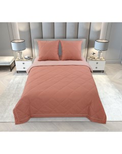 Комплект постельного белья Летний закат полутораспальный перкаль коричневый Текс-дизайн