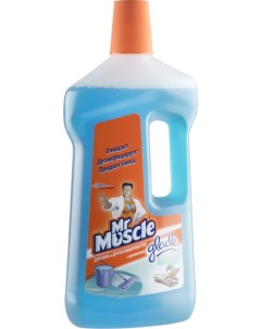 Чистящее средство для пола Mr Muscle с ароматом glade океанский оазис 750 мл Мистер мускул