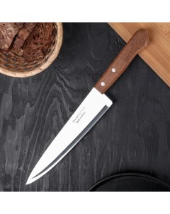 Нож кухонный поварской Universal лезвие 22 5 см сталь AISI 420 деревянная рукоять Nobrand