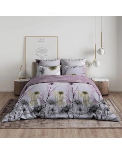 Комплект постельного белья Чародейка полутораспальный розовый Василиса