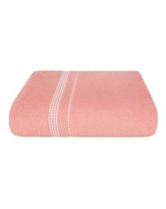 Полотенце Лето 33 x 70 см махровое розовое персиковое Aquarelle