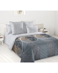 Комплект постельного белья Дракон двуспальный поплин серый Текс-дизайн