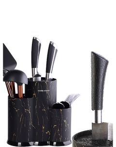 Подставка для ножей и столовых приборов черный Mayer&boch