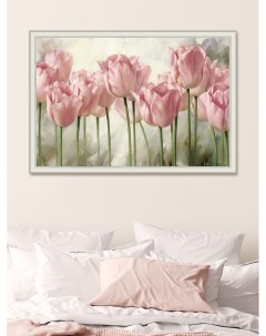 Картина для интерьера Розовые тюльпаны II 50х70 см GRGO 15197 Графис