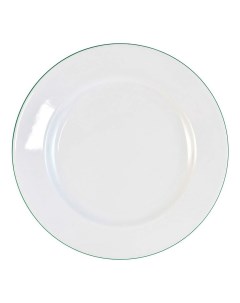 Тарелка для вторых блюд Идиллия 24 см белая Добрушский фарфоровый завод