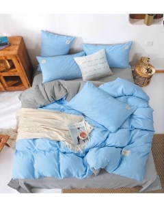 Комплект постельного белья Winni 2 х спальный 180х220 Winni 2 х спал голуб серый Mency
