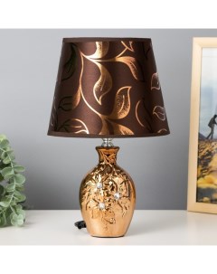 Лампа настольная с абажуром Цветение Risalux