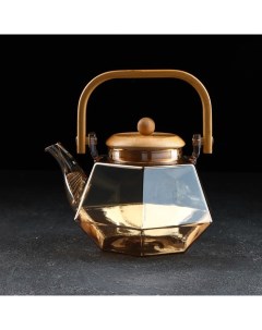 Чайник заварочный Октогон 800 мл цвет золотой Nobrand